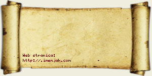 Jordanka Sebić vizit kartica